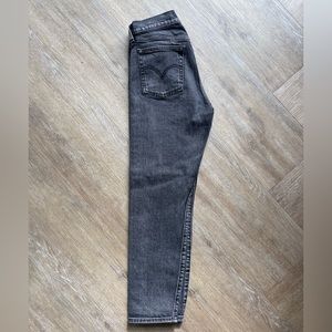 Levi’s Wedgie Cut Jeans; Charcoal Grey; Boot; High Waisted; W28 (6-8)